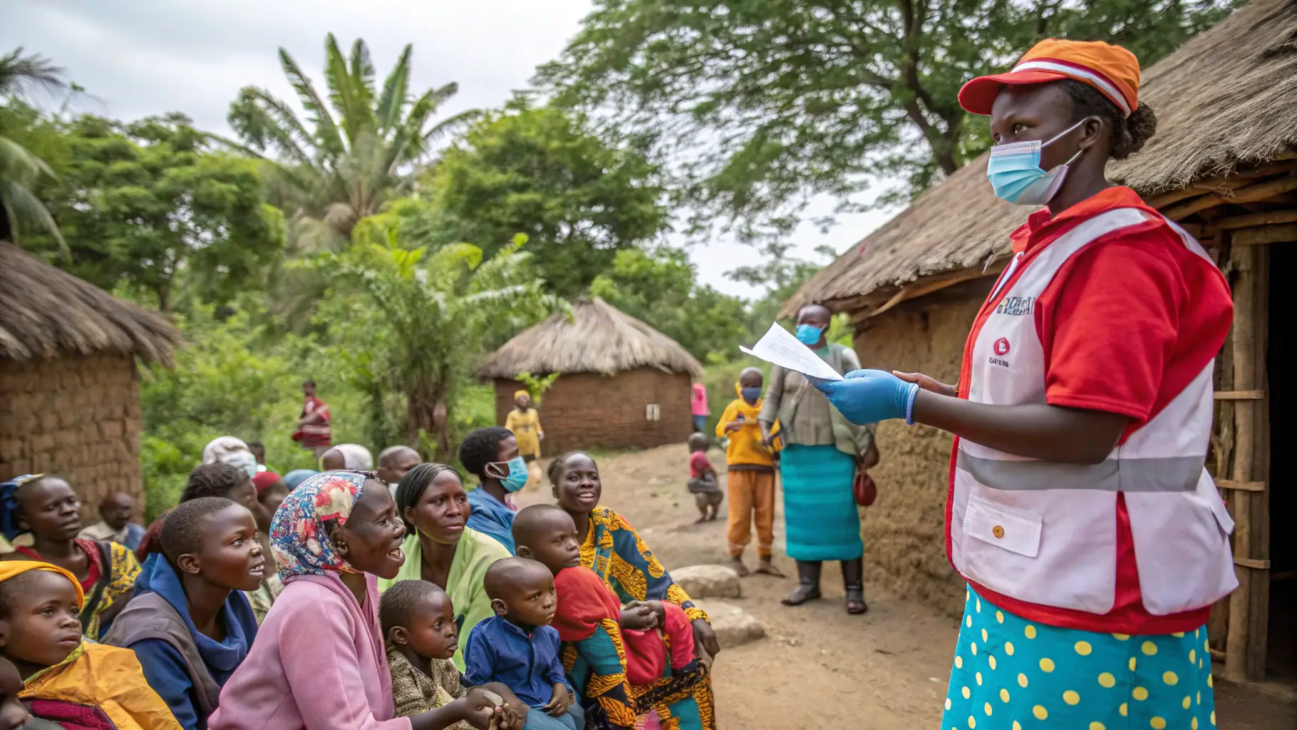 Malaria transmission diagram