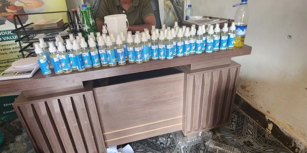 Finished AfyaGuard natural mosquito repellent units prepared for local sales