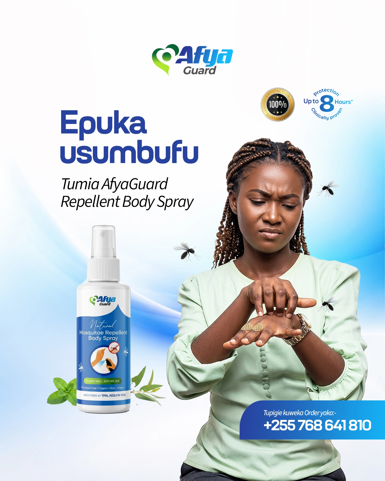 Lemongrass repellent spray